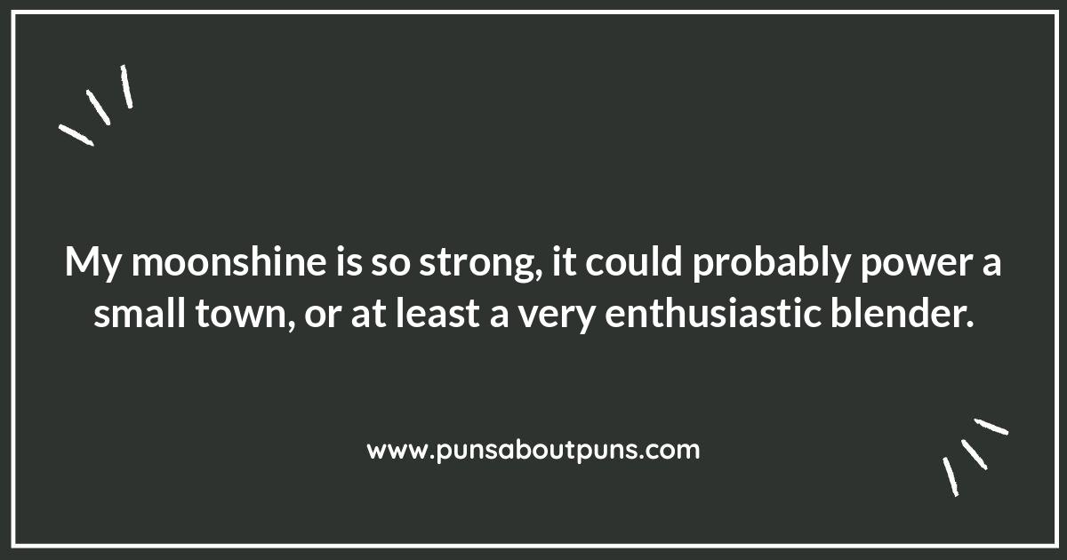 Moonshine Puns: A Spirited Laugh