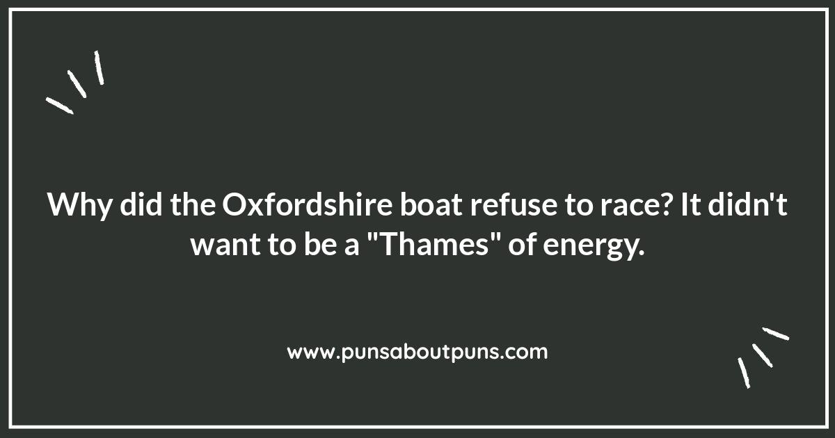 Oxfordshire Jokes: River Thames-Themed Funny Business