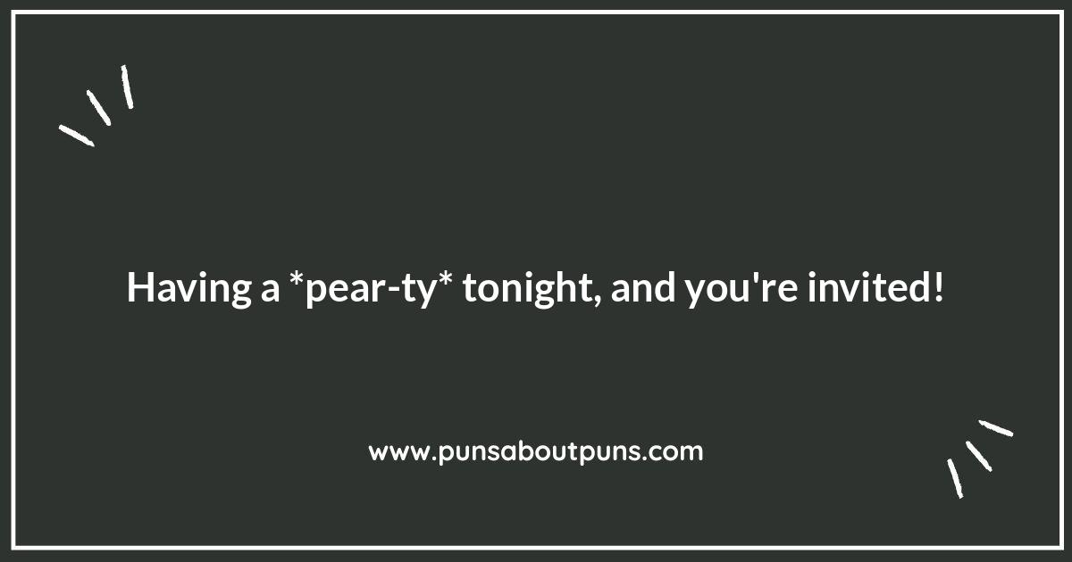 Pearfectly Punny: The Best Pear Puns Around