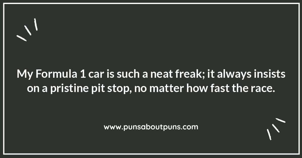 Pit Stop Puns: Fueling Your Funny Bone with F1