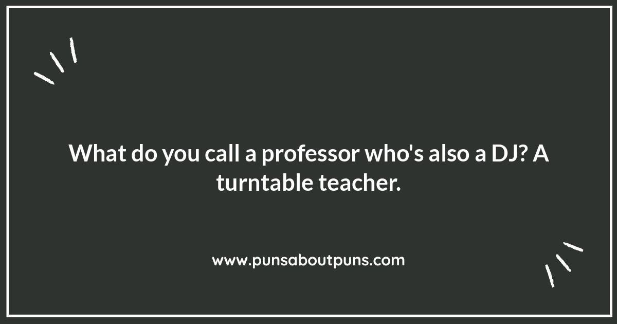 Professor Puns and Jokes: The Academic