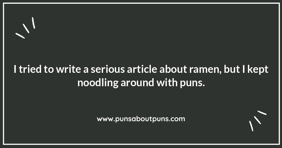 Ramen Jokes: From Broth to Belly Laughs