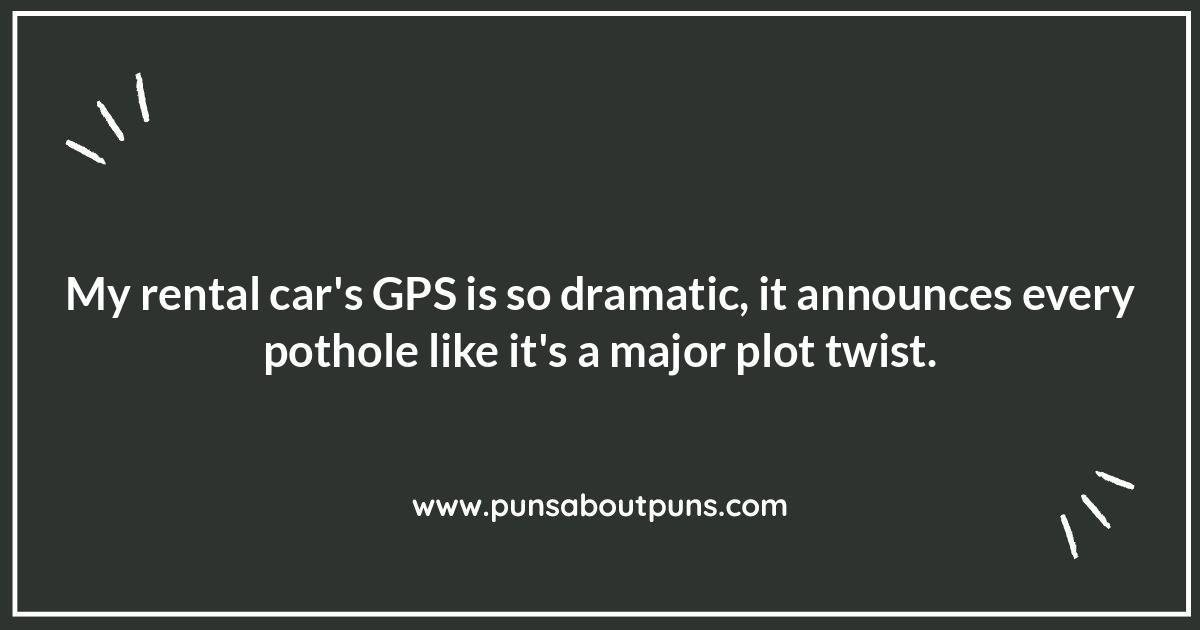 Rental Car One-Liners: Quick Stops for a Laugh
