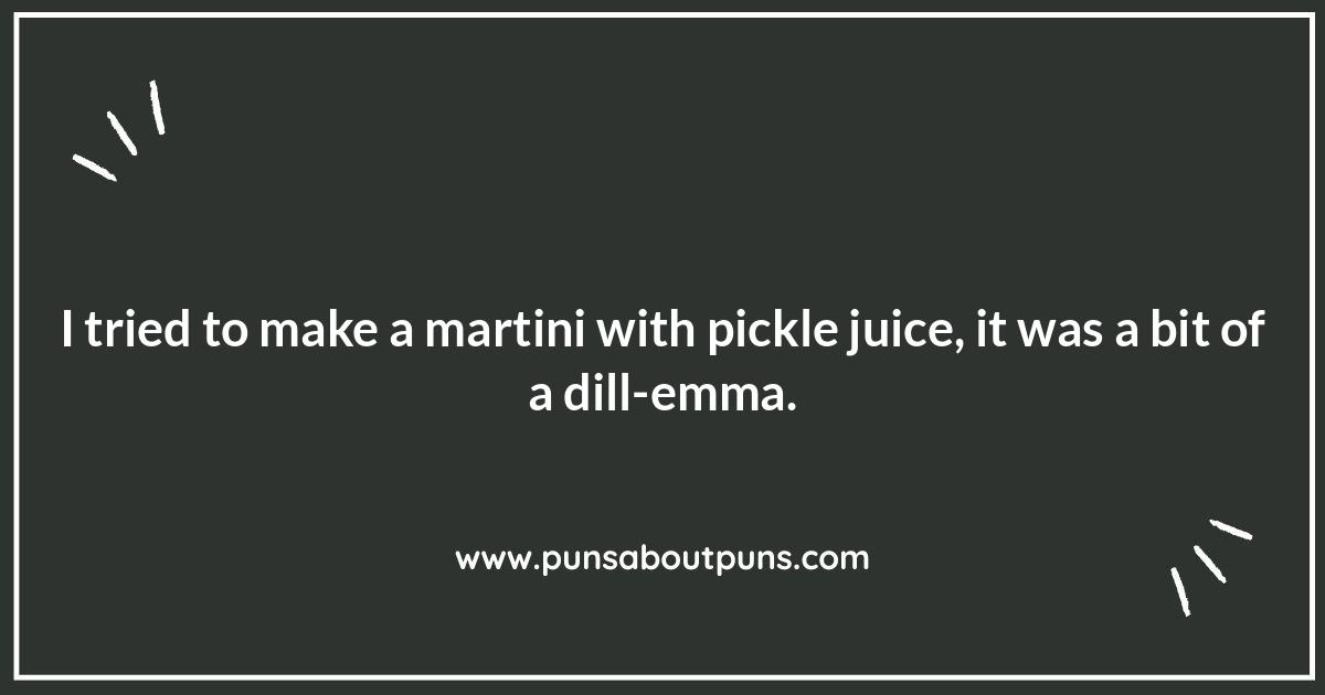 Shaken, Not Stirred: Martini Puns That