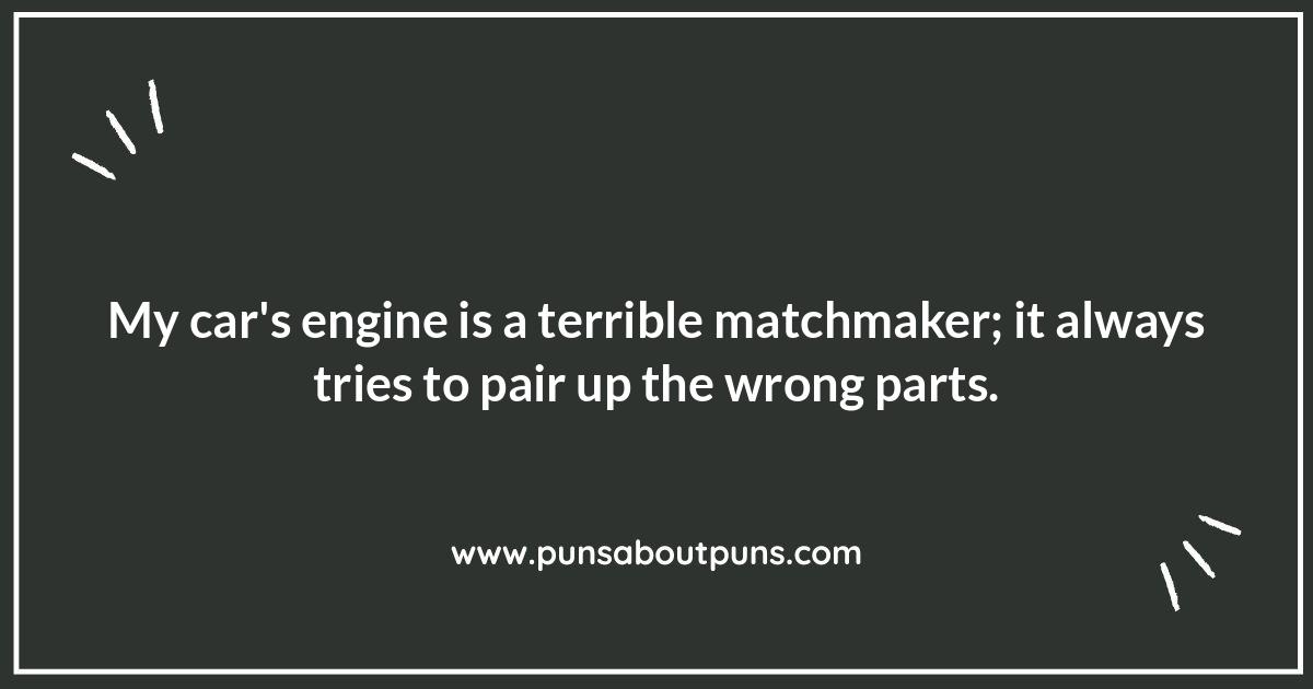Sparking Laughter: Clever Car Engine Puns and Wordplay