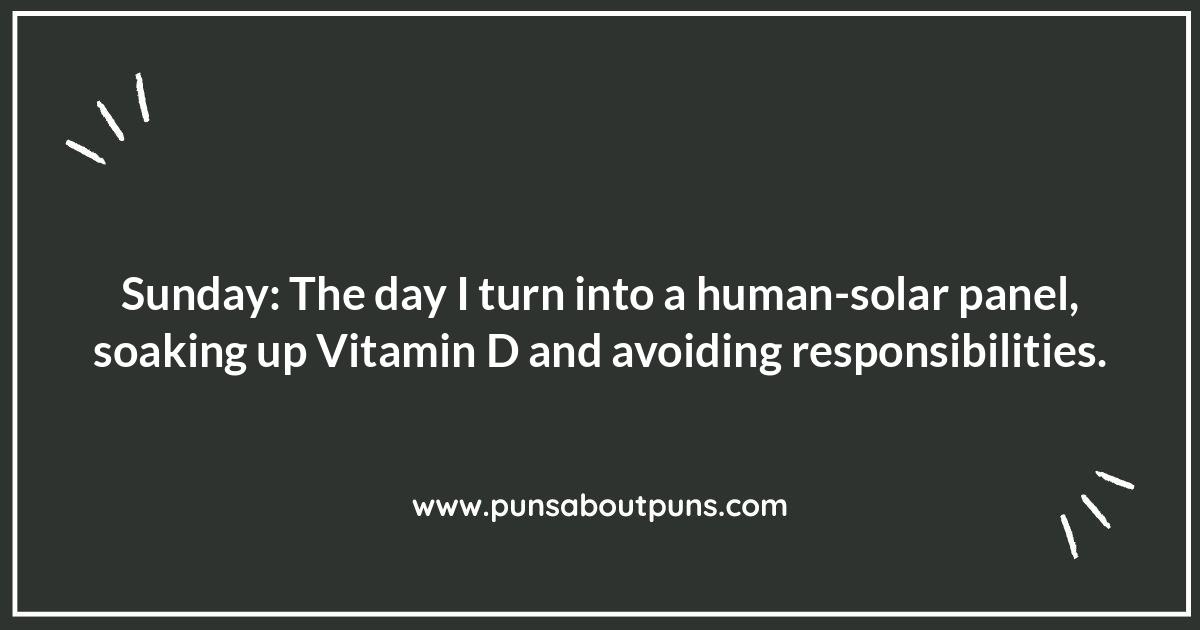 Sunday Puns and Jokes: To Beat the Sunday Scaries