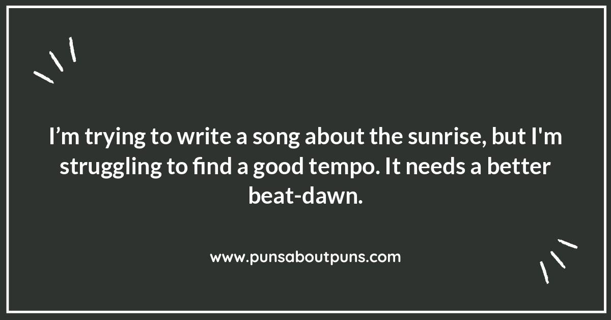 Sunrise Smiles: The Best Morning Puns for Early Risers