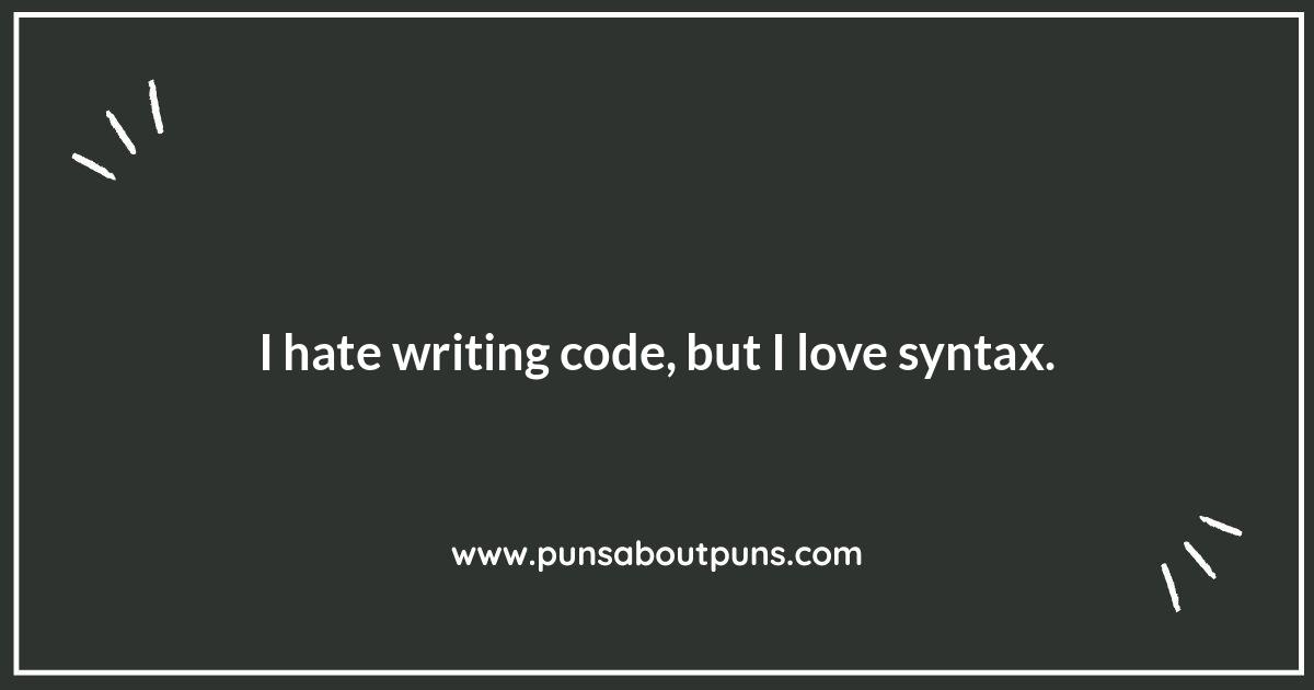 Syntax Shenanigans: Grammar Based Puns for Programmers