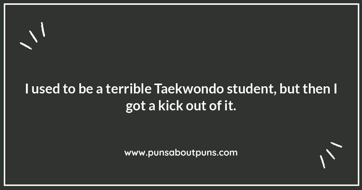 Taekwondo Puns: Kicking Up a Storm of Funny