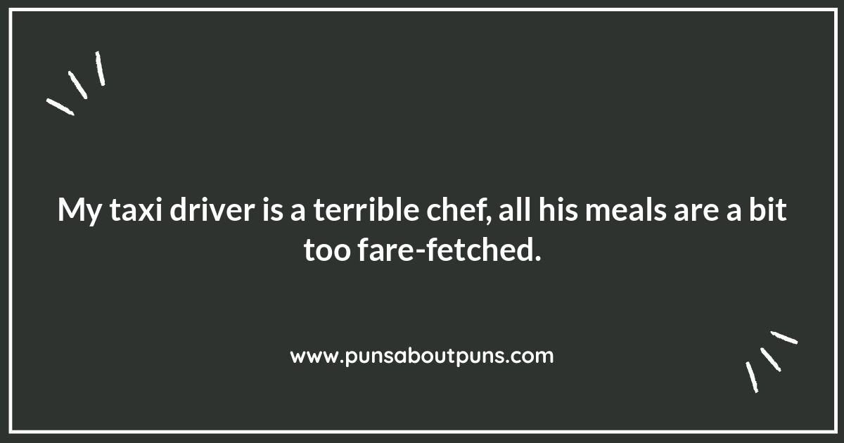 Taxi Driver Puns: A Fare Laugh