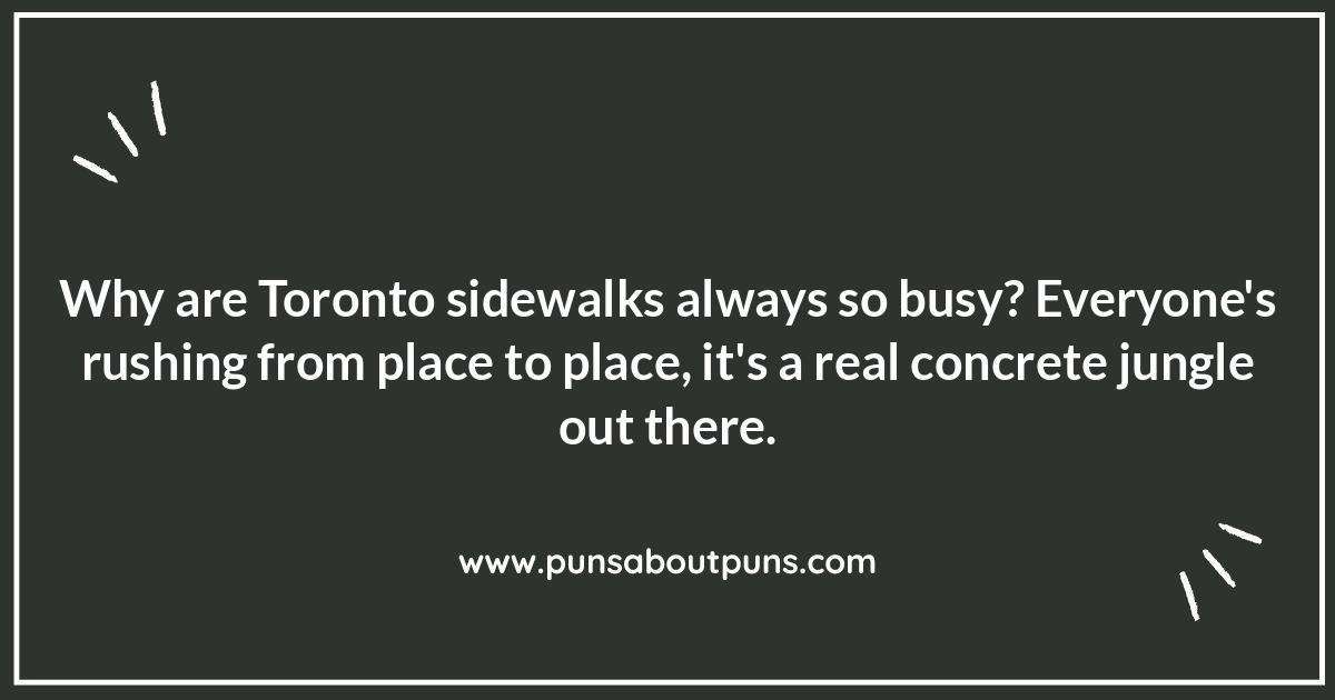 Toronto Puns: Maple Leaf-ing You in Stitches