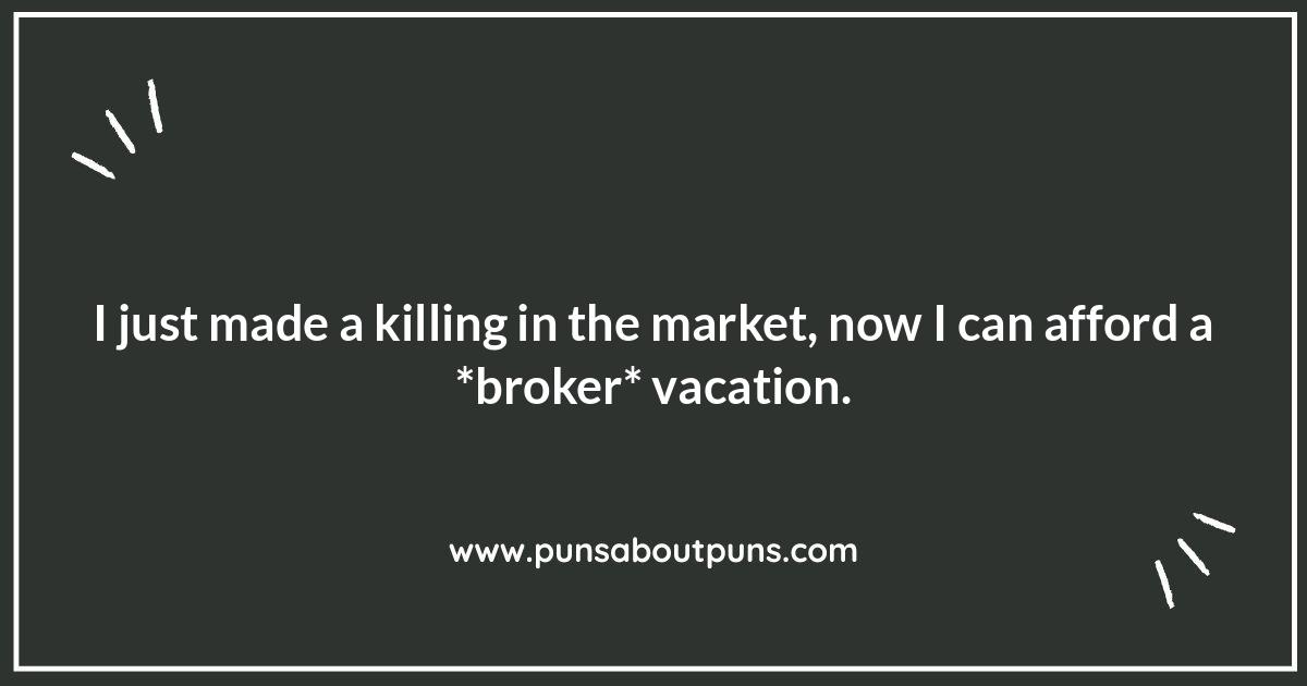 Wall Street Puns: Banking on a Good Time