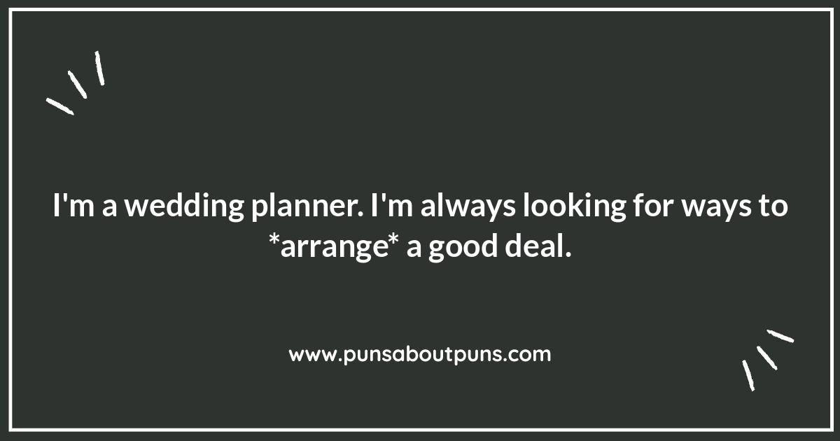Wedding Planner One-Liners: Quick Wit for Nuptial Bliss
