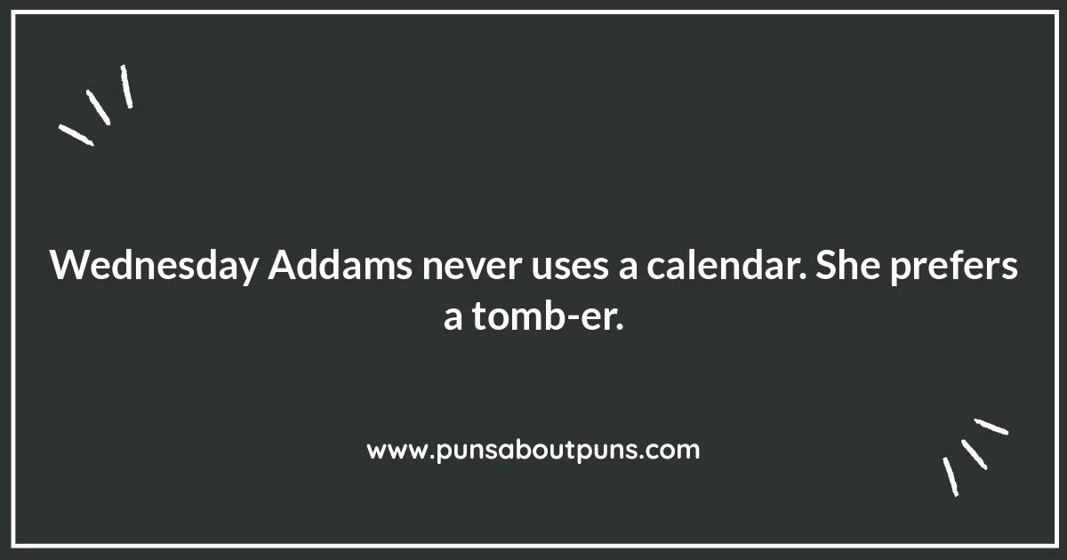 Wednesday Addams Puns: Dark Humor for a Gloomy Day