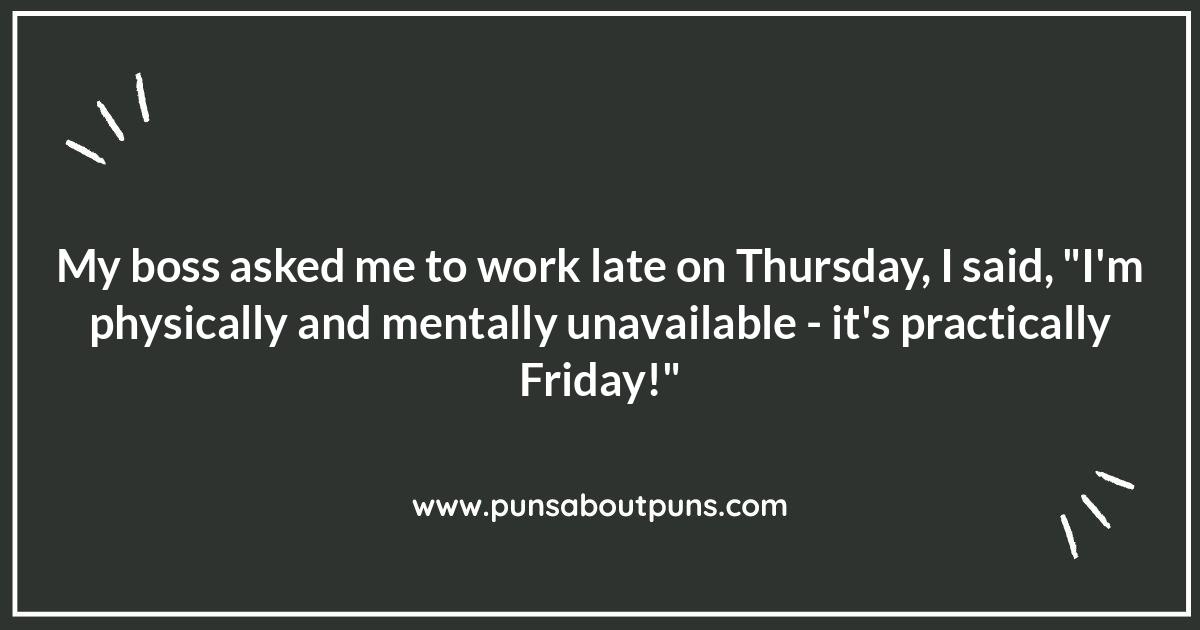 Work-Related Thursday Puns: Office Humor Unleashed