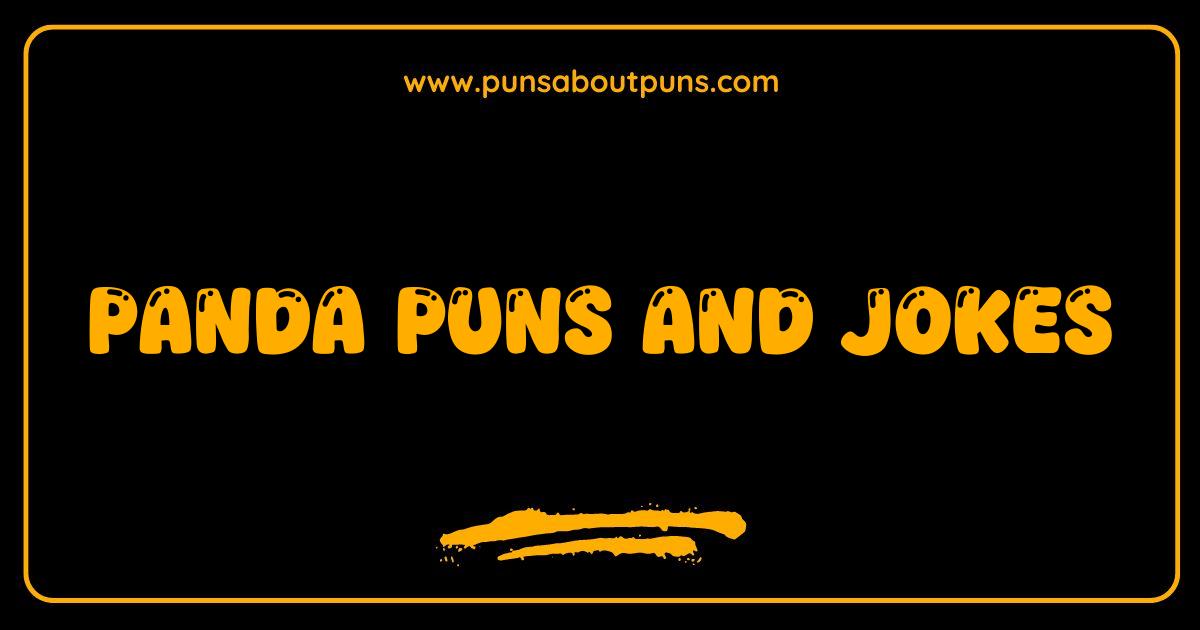 Best Panda Puns and Jokes The Beary Best Collection Online