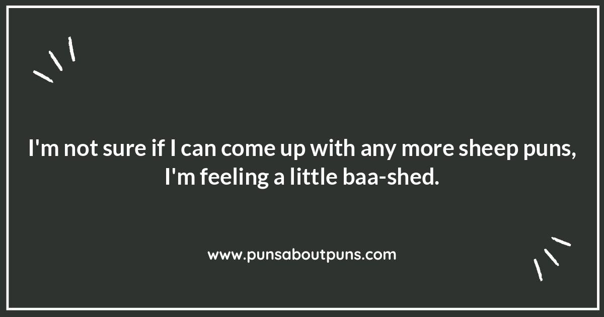 Baa-rmy Humor: A Collection of Sheep Puns