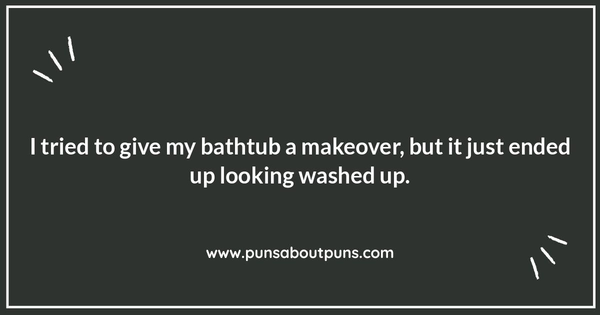 Bathtub Puns: Perfect for a Relaxing Soak