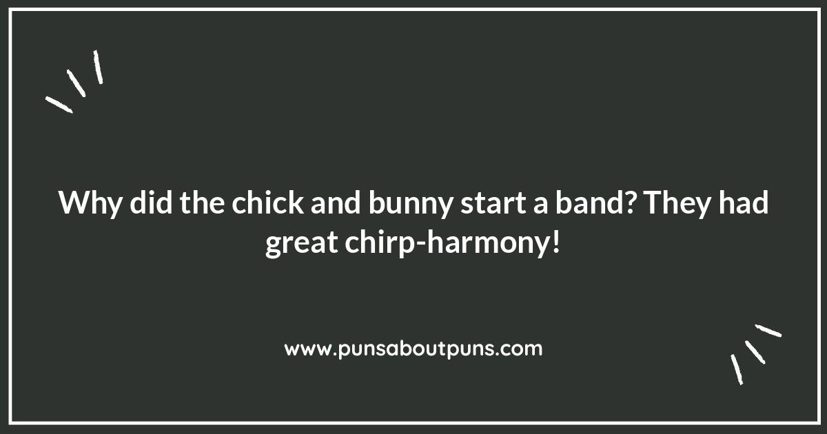 Bunny Chick Easter Puns: Hopping with Humor