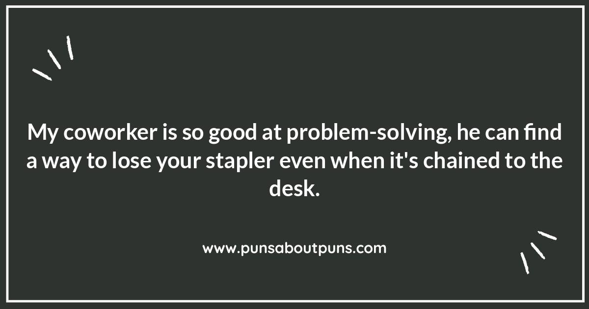 Coworker Jokes: Humorous Relief in the Workplace
