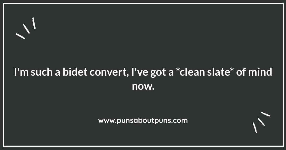 DIY Bidet Puns: Crafting Your Own Water Closet Comedy