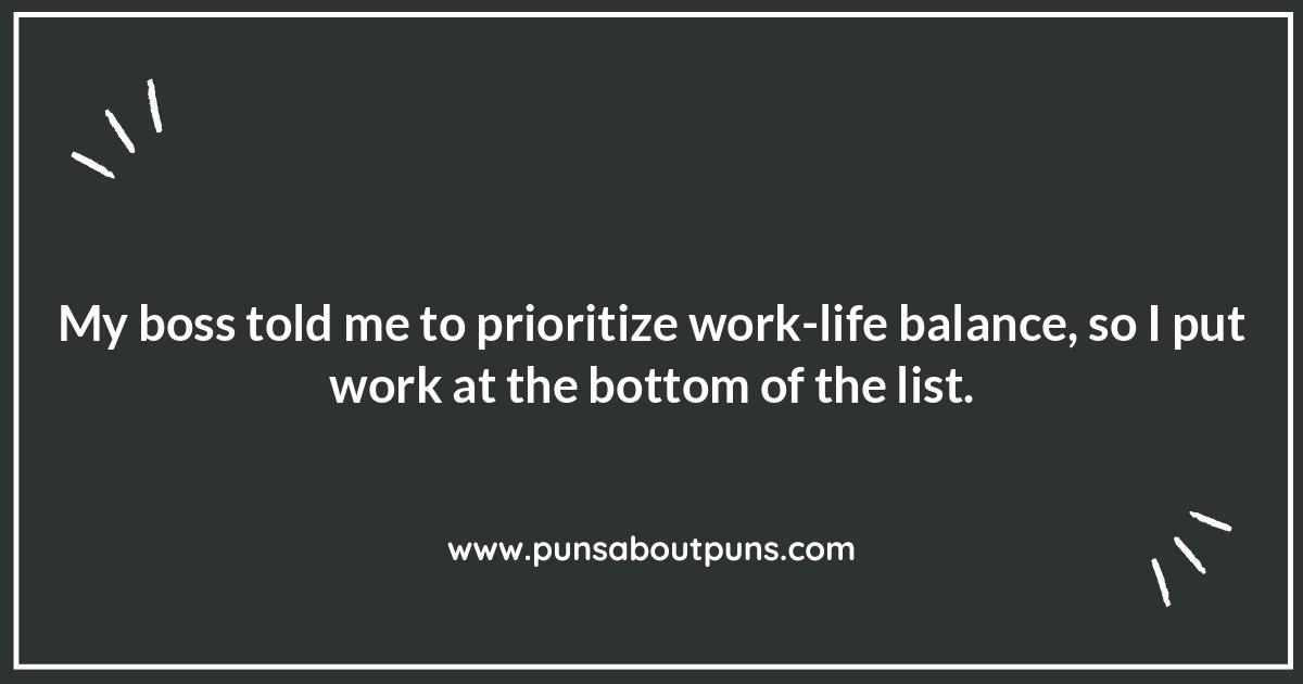Ergonomic Laughs: Funny Remote Work Puns