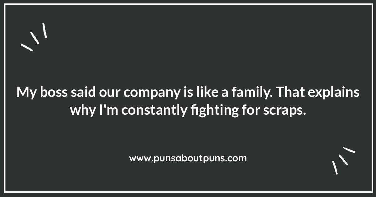 From Cubicle to Comedy Club: Employee Puns and the Art of Workplace Wit