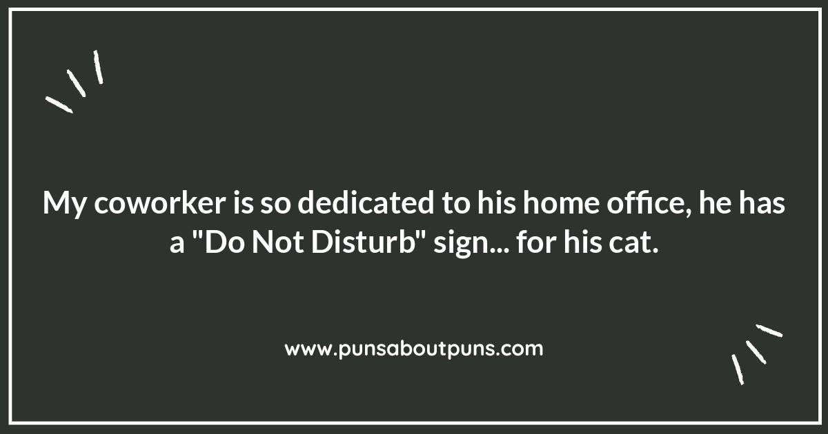 Home Office Humor: The Best Work-From-Home Puns