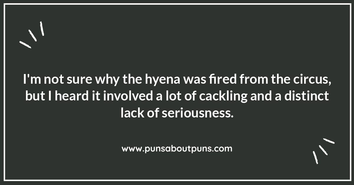 Hyena Puns: Laughing All the Way to the Scavenge