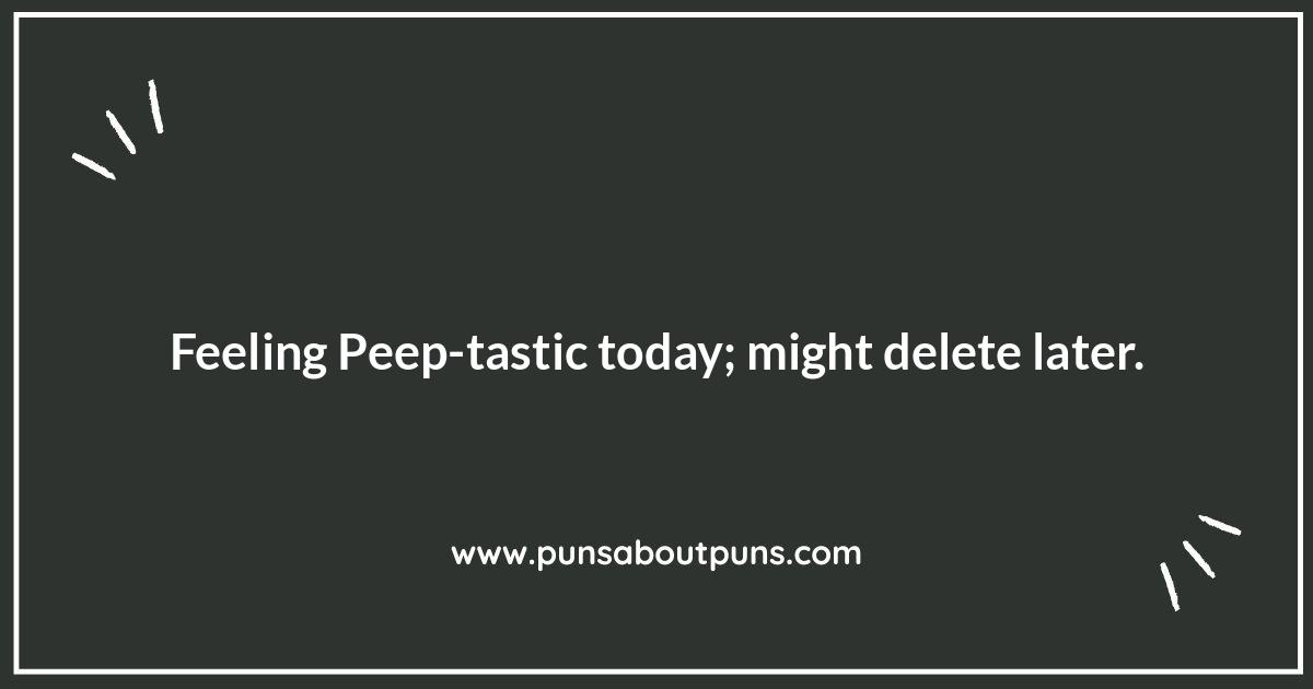 Just Peep It: Marshmallow Peeps Puns for Instagram Captions