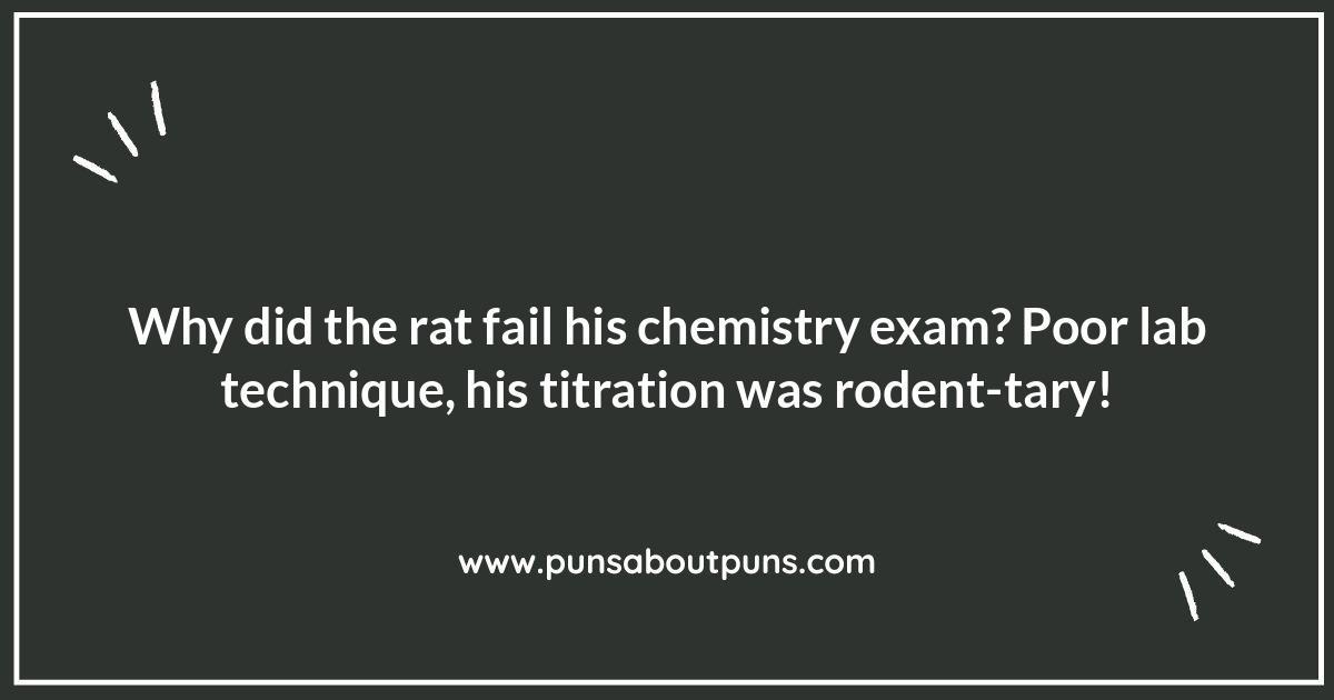 Lab Rat Laughs: Science-Themed Rat Puns for Nerdy Humor
