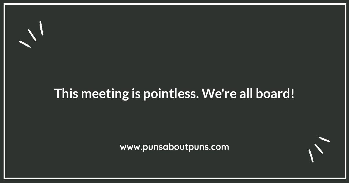 Office Meeting Puns: Drowning in a Sea of Giggles