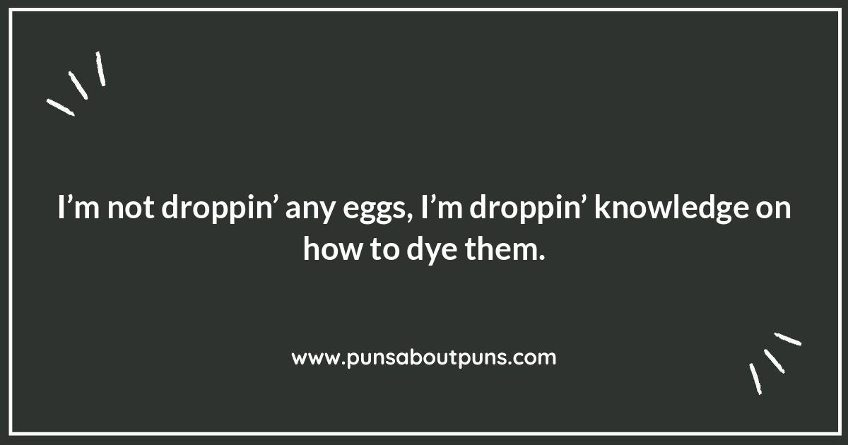 Punny Patterns: Decorating Easter Eggs with Jokes in Mind