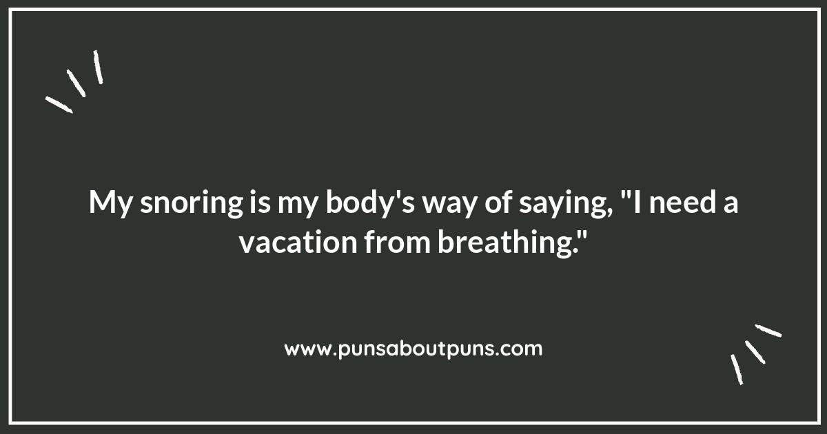 Snoring Jokes: Sound Asleep, Hilariously Awake
