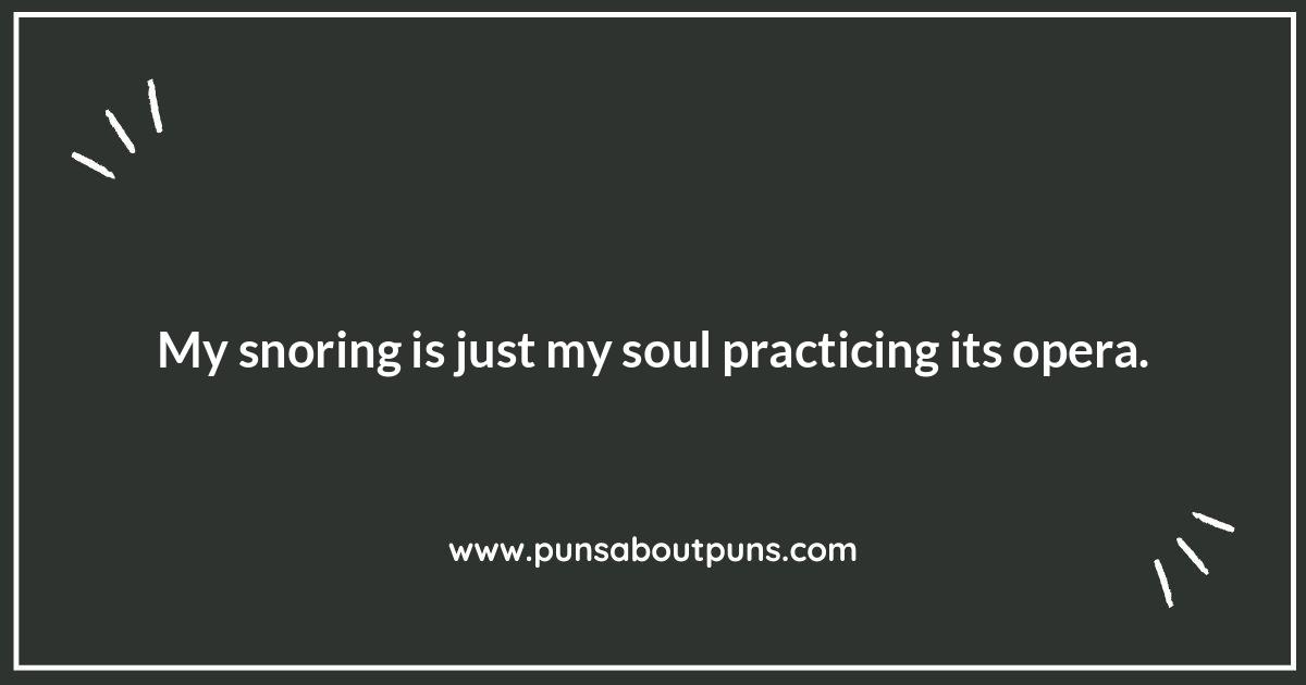 Snoring Puns for Every Situation: From Annoyance to Affection