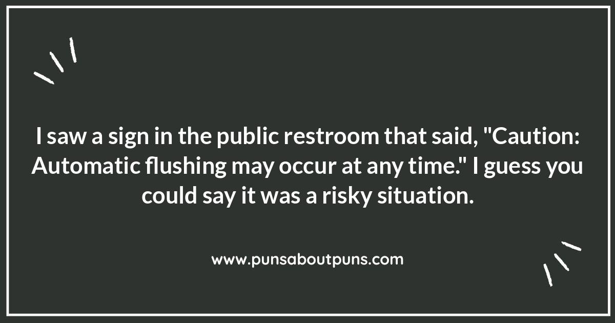 Toilet Humor: The Best Public Restroom Puns