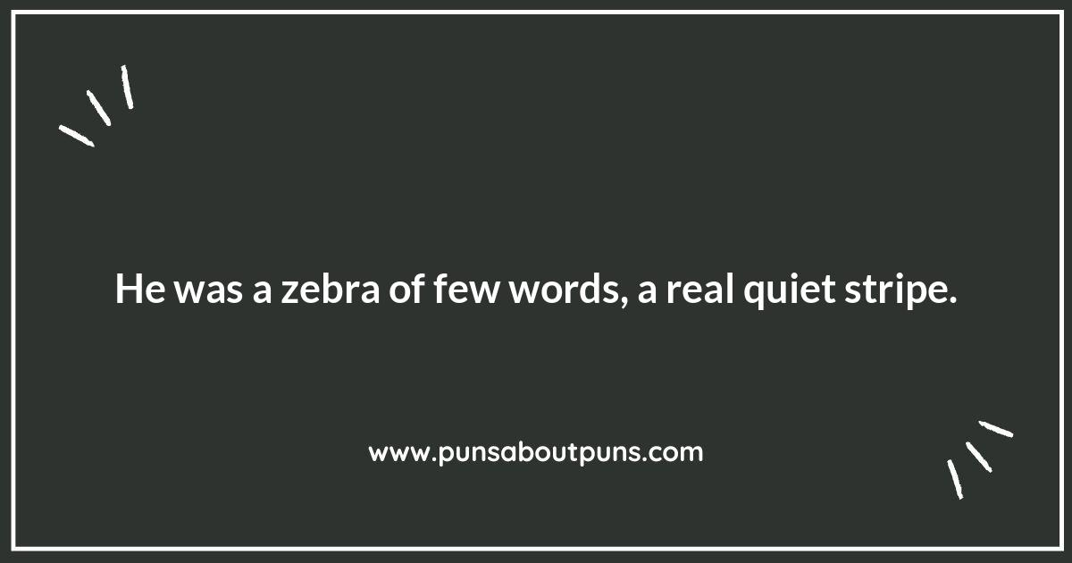 Zebra Puns: Stripes of Laughter to Brighten Your Day