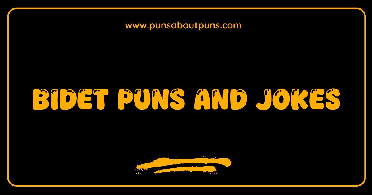 Best Bidet Puns and Jokes: Prepare to be Washed Away with Laughter