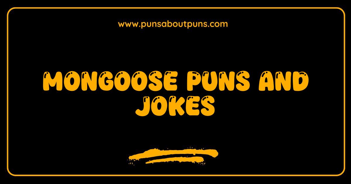 Best Mongoose Puns and Jokes That Will Make You Hiss-terical