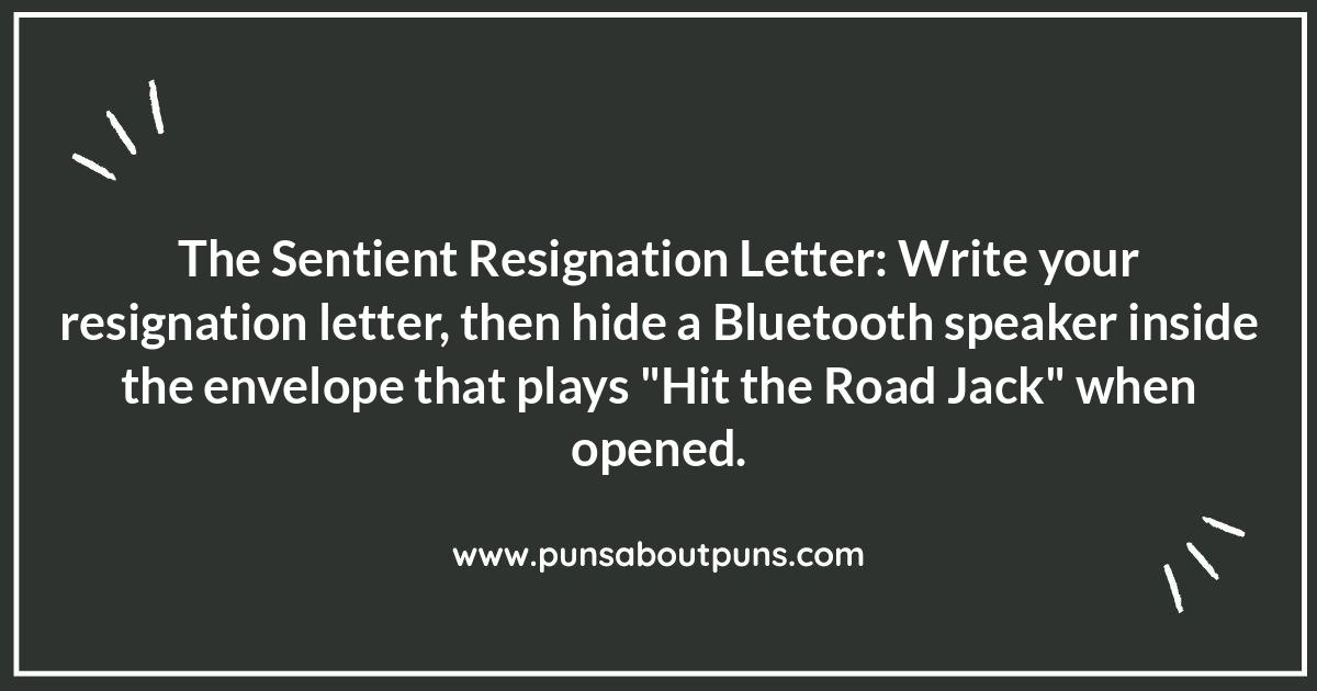 Creative Resignation Day Prank Ideas: For the Bold Employee