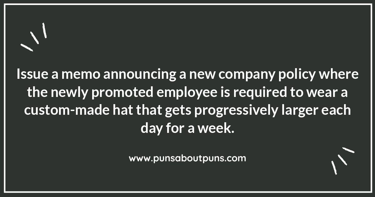 Fake Promotion Prank Ideas: The Perfect Fake Memo Design