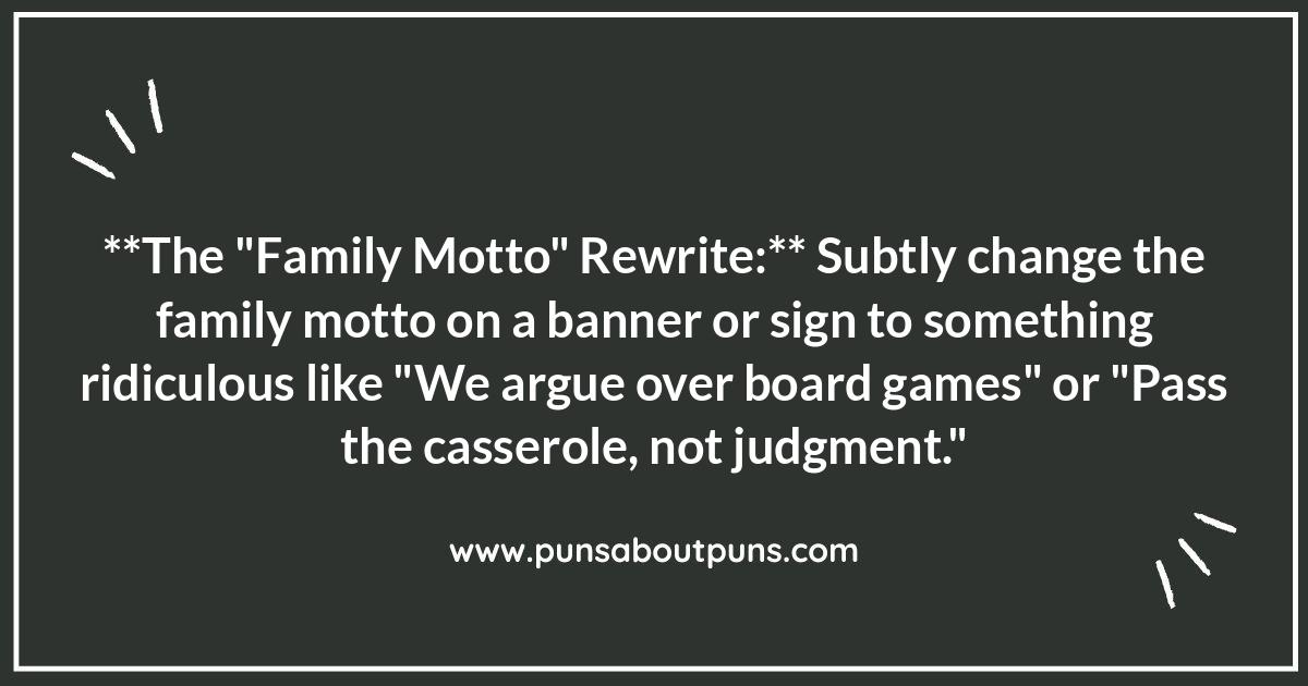 Family Reunion Prank Ideas: Classic Gags for All Ages