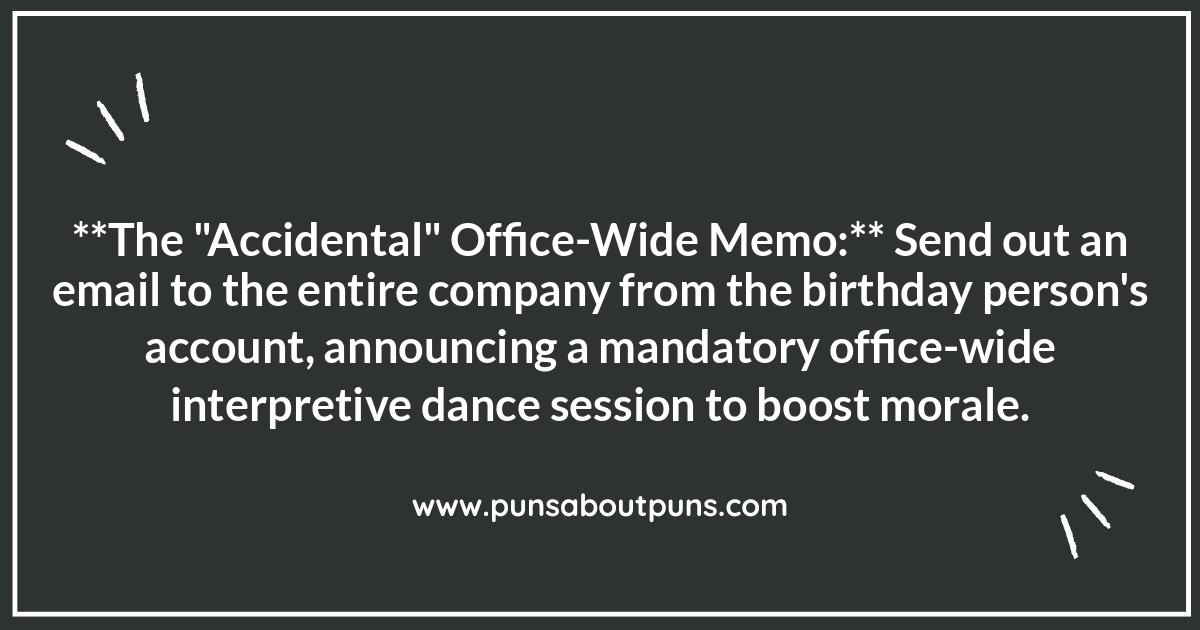 Office Birthday Surprise Prank Ideas: Workplace Shenanigans