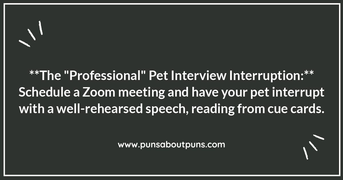 Pet-Themed Practical Jokes: Work From Home Prank Ideas Featuring Furry Friends