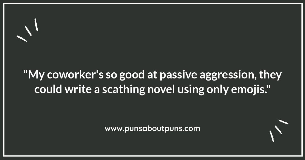Sarcasm and Productivity: Does It Help or Hinder?: Coworker Quotes