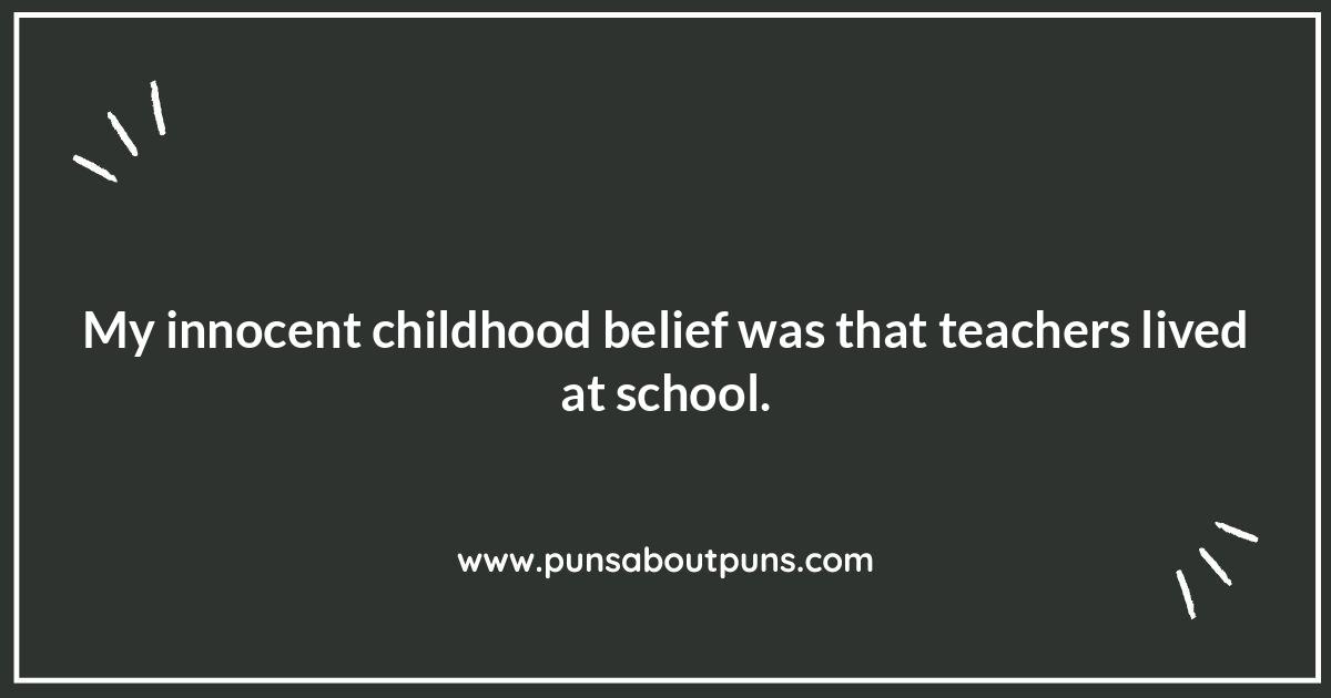 School Days Childhood Memories Quotes: Hilarious Mishaps in the Classroom