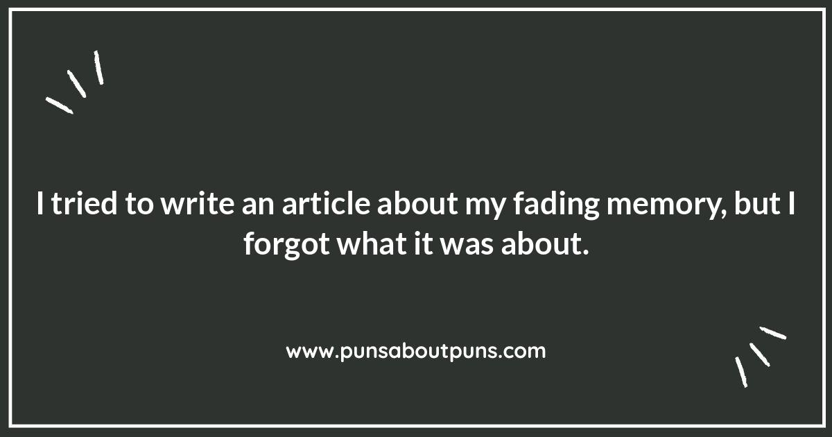 Senior Moments Humor: Laughing at the Brain Blips