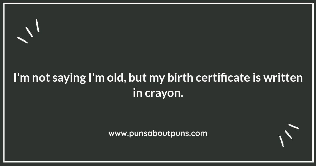 Wrinkles of Wisdom: Jokes About Growing Older