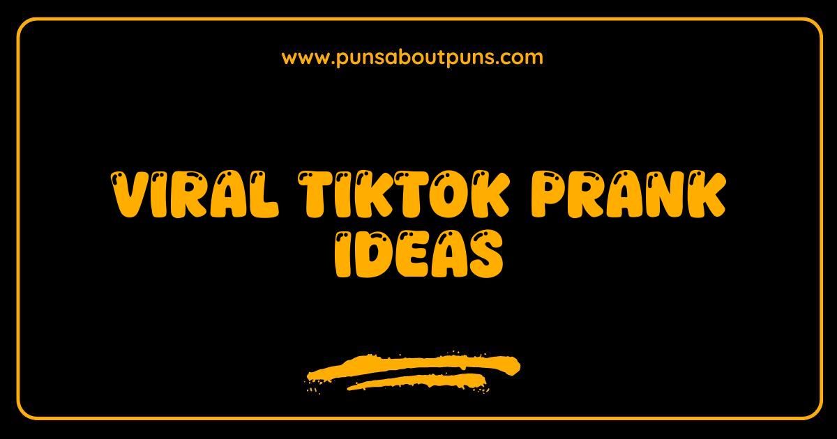 Best Viral TikTok Pranks Ideas That Will Get You Followers and Views