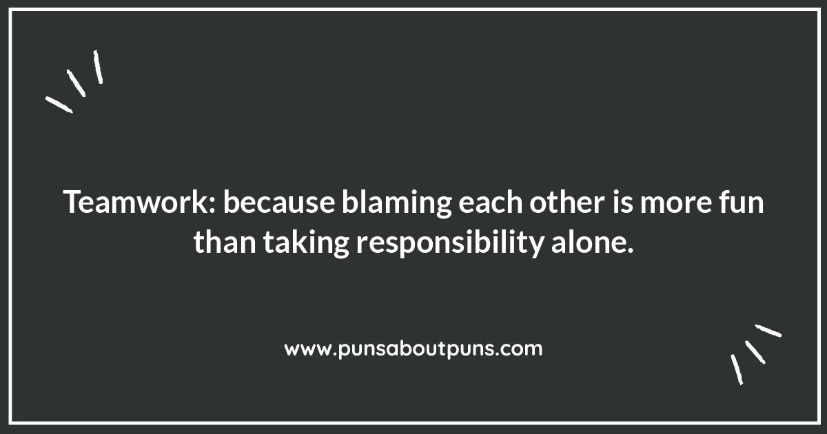 Teamwork Funny Quotes for Office Bulletin Board: Building Camaraderie
